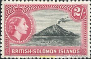 Sellos: 657861 MNH SALOMON 1950 MOTIVOS VARIOS. REINA ISABEL II